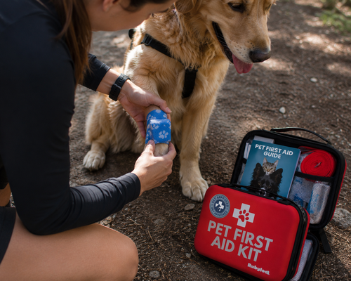 Pet First Aid Kit for Dogs & Cats with Vet-Approved Essentials